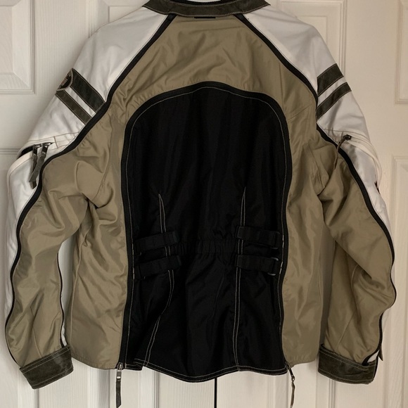 Harley Davidson Switchback Riding Jacket/Black-Tan Removable Liner 2x Like New - Picture 4 of 11